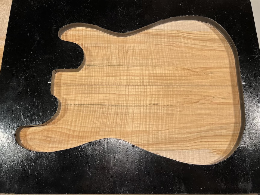Drop Top - #4027 - 4A Grade Flame Maple Color 24"x19.125"x.28"