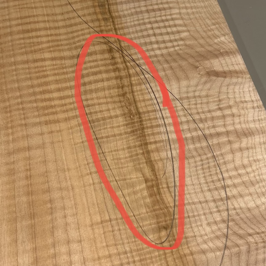 Drop Top - #4025 - 4A Grade Flame Maple Color Value Tele 23.875"x19.5"x.28" - Image 5