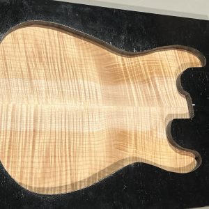 Drop Top-#4505–4A Grade Big Leaf Flame Colored Maple 23.25"x16.37"--14.87"x.27"