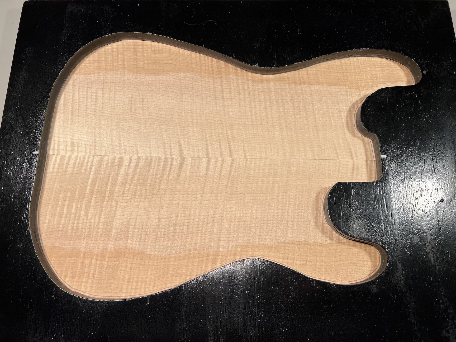 Drop Top - #6858 - 4A Grade Big Leaf Flame Maple Color 19.75"x16"x.30"
