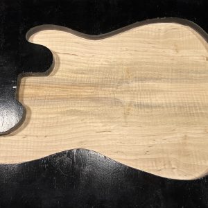 Drop Top - #6909 - 3A Grade Red Leaf Flame Ambrosia Maple 18.75"x16.75"x.25"