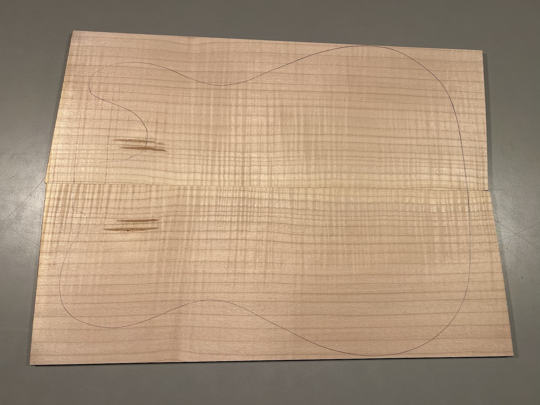 Drop Top - #6589 - 3A Grade Big Leaf Flame Maple Value 17.75"x13.87"x.25" - Image 2