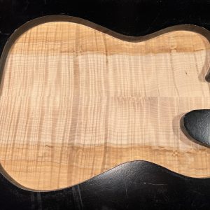 Drop Top - #6855 - 4A Grade Big Leaf Flame Maple Color Value Tele 18"x18"x.22"
