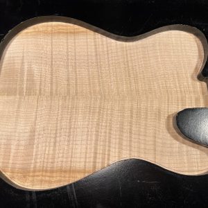 Drop Top - #6854 - 4A Grade Big Leaf Flame Maple Spalted Tele 18"x15.5"x.226"