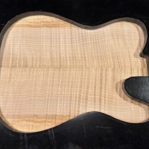 Drop Top - #7009 - 4A Grade Big Leaf Flame Maple Color Tele 18.12"x16.12"x.27"