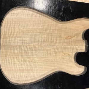 Drop Top - #6959 - 4A Grade Red Leaf Flame Ambrosia Maple 19.62"x19.5"x.25"