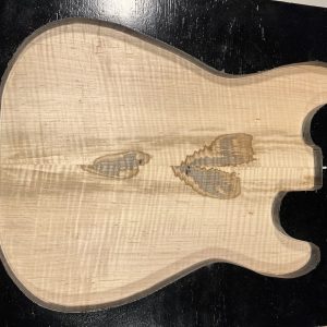Drop Top - #6940 - 4A Grade Red Leaf Flame Ambrosia Maple 20.75"x17.87"x.25"