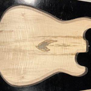 Drop Top - #6941 - 4A Grade Red Leaf Flame Ambrosia Maple 20.75"x17.87"x.25"