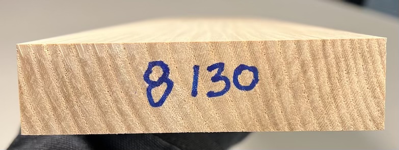 Neck Blank - #8130 - Northern White Ash 30"x4"x1" - Image 3
