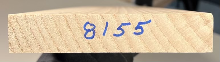 Neck Blank - #8155 - Northern White Ash 33"x5.25"x1" - Image 3
