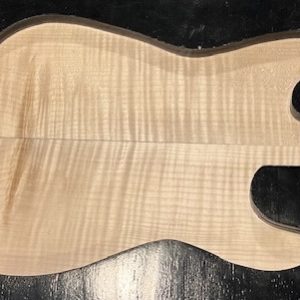 Drop Top-#14927-Big Leaf Flame Maple-2A Grade-22.50"x15.25"-15"x.236"