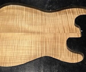 Drop Top-#14931-Big Leaf Flame Maple-4A Grade-Chocolate-24"x14.50"-16.50"x.319"