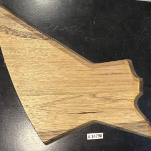 Body Blank-#14790-Black Limba-2 Piece Glued-Explorer Size-Standard Weight-24"x20.75"x1.75"