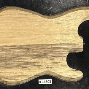 Body Blank-#14803-Black Limba-2 Piece Glued-Standard Size-Light Weight-22.25"x17.50"x1.75"