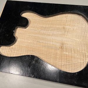 Drop Top - #8821 - 3A Grade Big Leaf Flame Maple Spalted Value 21.75”x15.75”x.28”