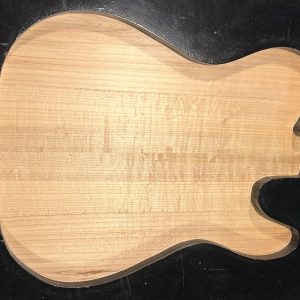 Body Blank-#15141-Rainbow Spalted Alder-2 Piece Glued-Book Match-19"x17.25"x1.85"