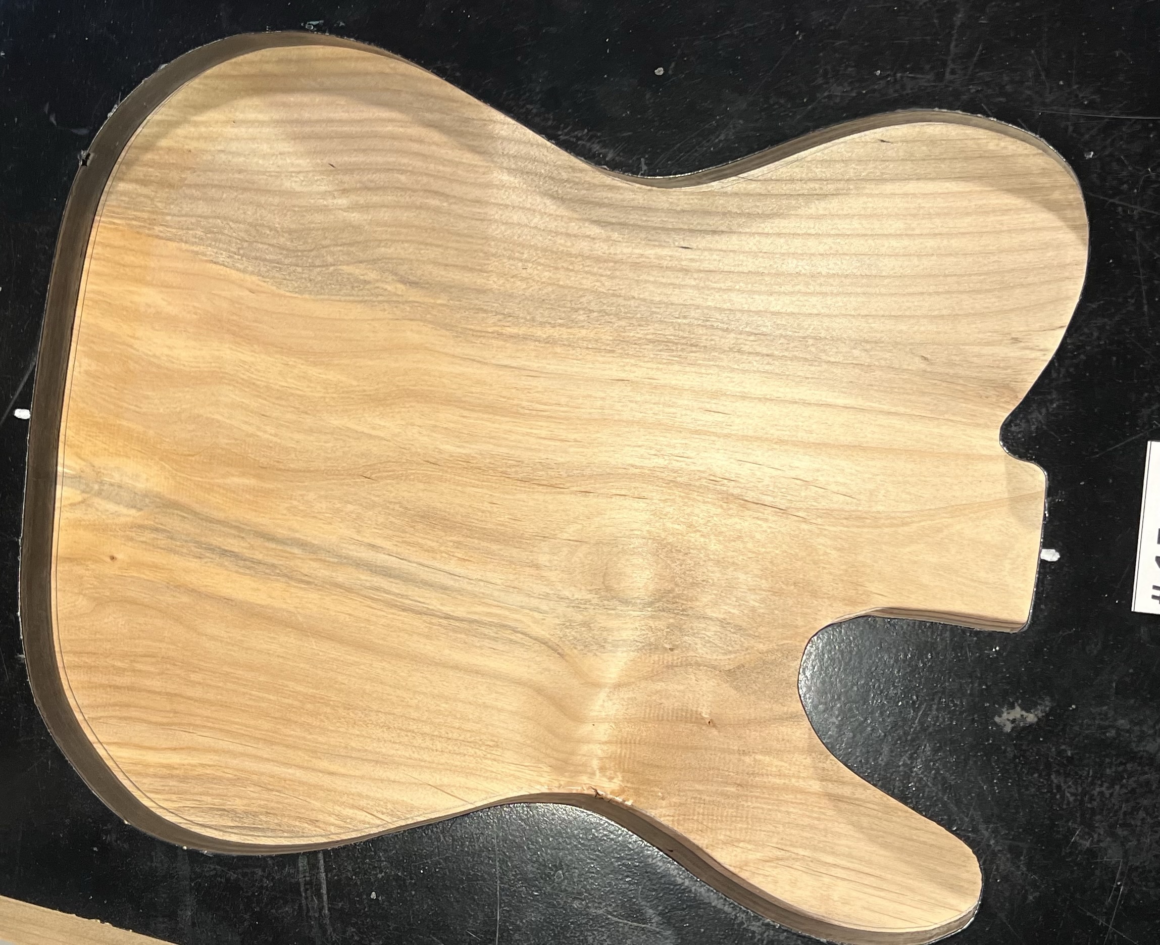 Body Blank-#15145-Rainbow Spalted Knotty Alder-1 Piece-25.25"x15.75"x1.99"