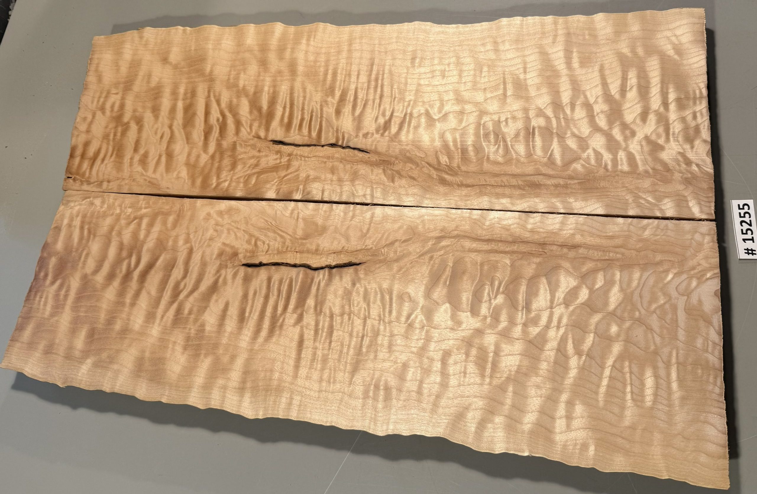 Book Match Sets-#15255-4A Grade-Quilted Maple-Book Match Set-24"x14"-13"x1.34" - Image 4