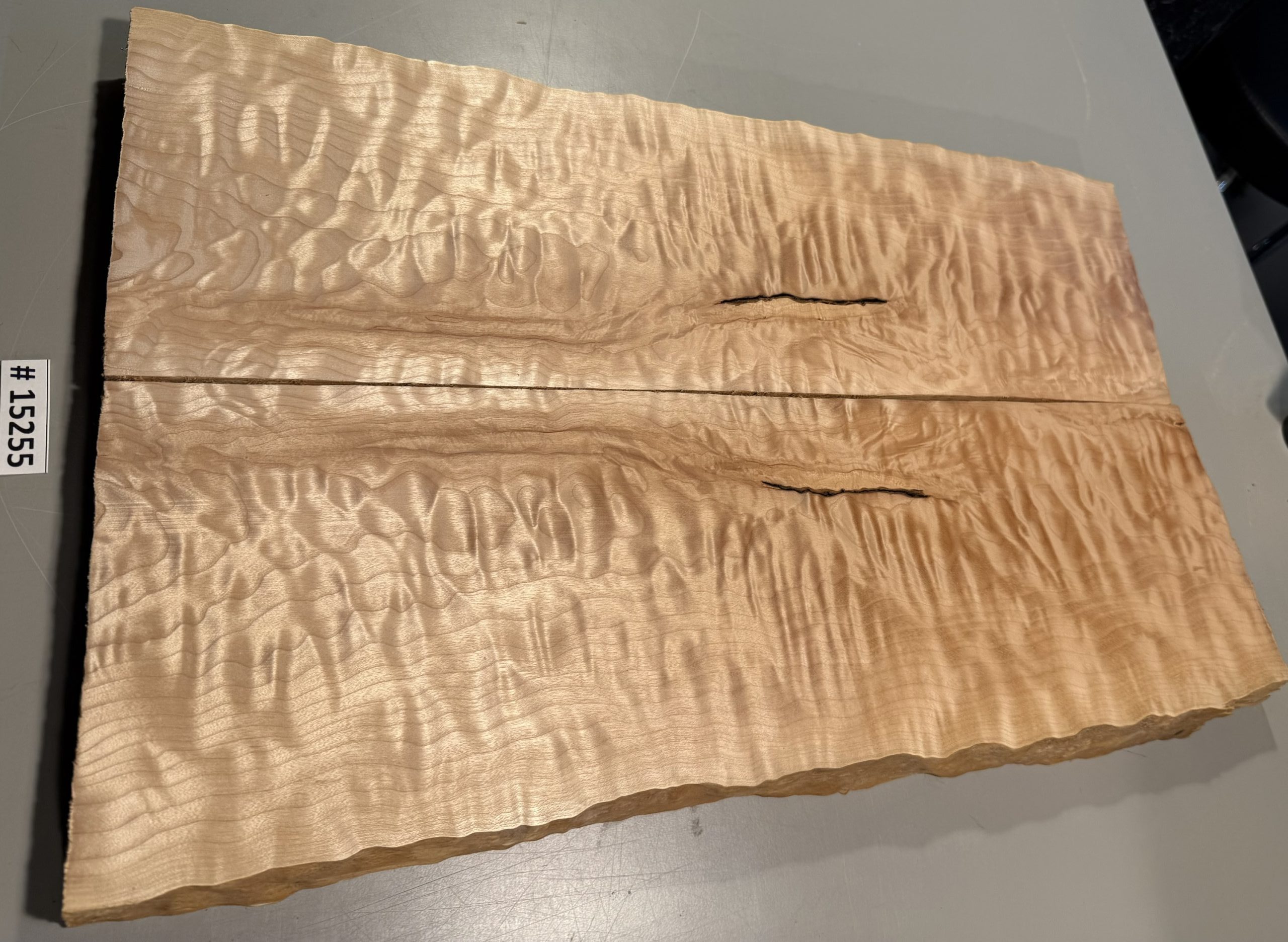 Book Match Sets-#15255-4A Grade-Quilted Maple-Book Match Set-24"x14"-13"x1.34" - Image 5