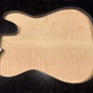 Drop Top - #7397 - 4A Grade Big Leaf Flame Maple Defect Tele 18"x14.62"x.26"