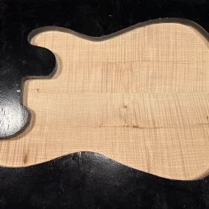 Drop Top - #7342 - 5A Grade Big Leaf Flame Maple Defect 23.25"x16.25"x.26"