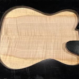 Drop Top - #7181 - 4A Grade Big Leaf Flame Maple Spalted Value Tele 18"x15"x.27"