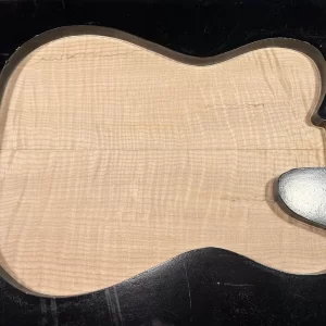 Drop Top- #7221 - 4A Grade Big Leaf Flame Maple Spalted Tele 22.75"x17.75"x.31"