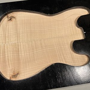 Drop Top - #8806 - 3A Grade Big Leaf Flame Maple Defect 23.12”x17”x.29”