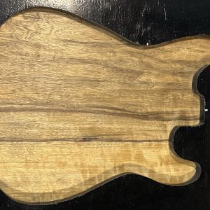 Body Blank-#15318-Flame Black Limba-1 Piece-Standard Size-Heavy Weight-23"-22.75"x16"x1.74"