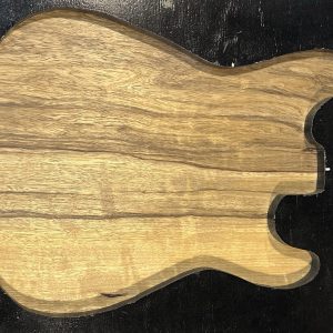 Body Blank-#15321-Flame Black Limba-1 Piece-Standard Size-Heavy Weight-23"x16"x1.75"