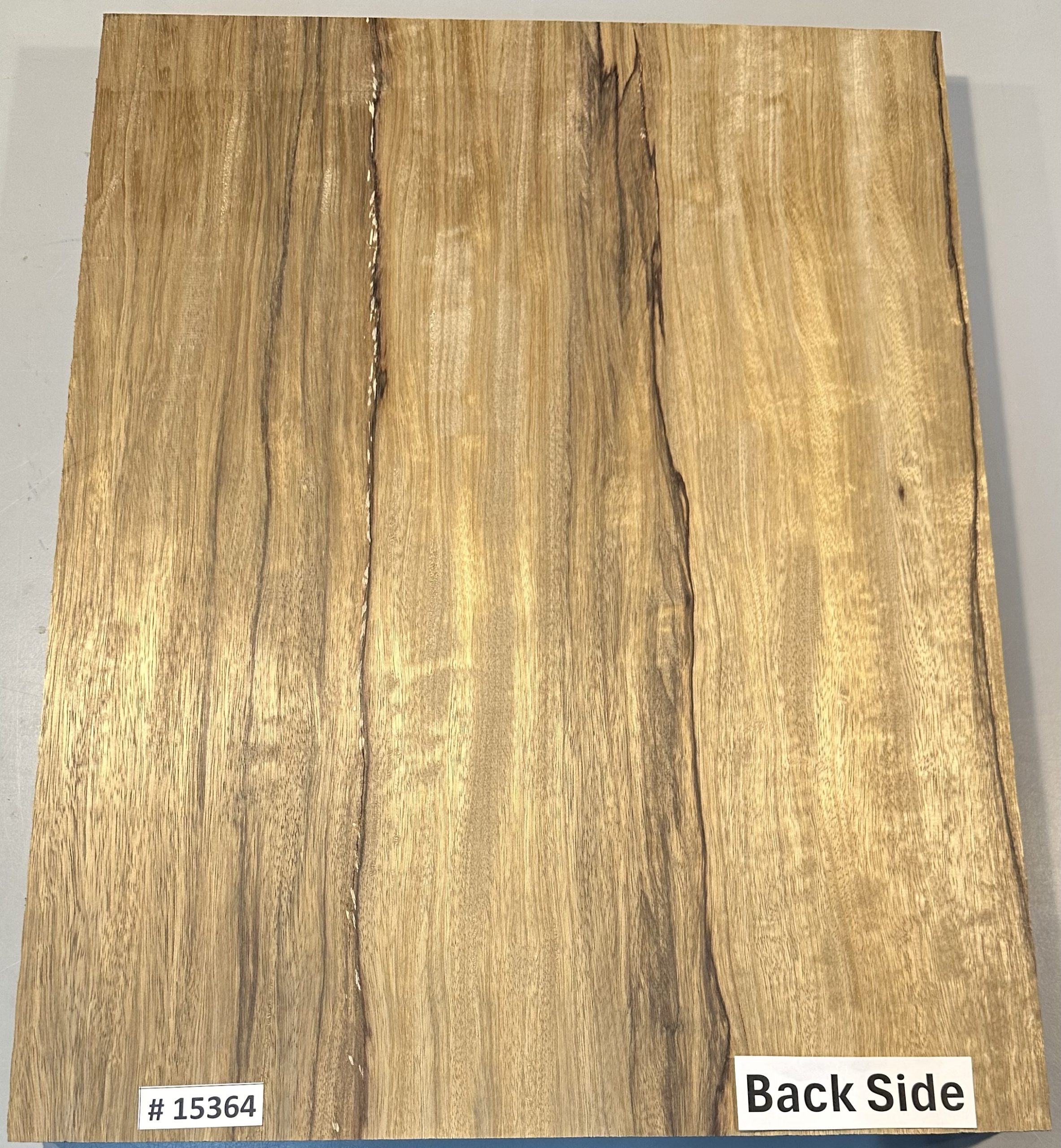 Body Blank-#15364-Flame Black Limba-1 Piece-Explorer Size-Heavy Weight-24"x18.75"x1.74" - Image 3