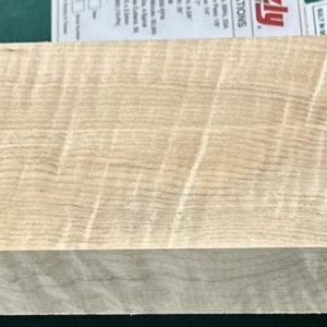 Neck Blank-#15758-Red Leaf Maple-Stained-27.50"x3.75"x1.64"
