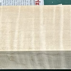 Neck Blank-#15788-Red Leaf Flame Maple-QTR Sawn-Stained-31.75"x3.75"-4.50"x2.00"