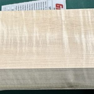 Neck Blank-#15790-Red Leaf Flame Maple-Rift Sawn-Stained-30.75"-31"x4"-4.25"x2.00"