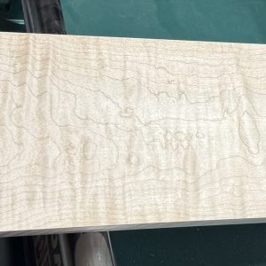 Neck Blank-#15928-3A Grade-Red Leaf Flame Maple-Flat Sawn-Color-36"x5.75"-5.50"-5.25"x1.75"