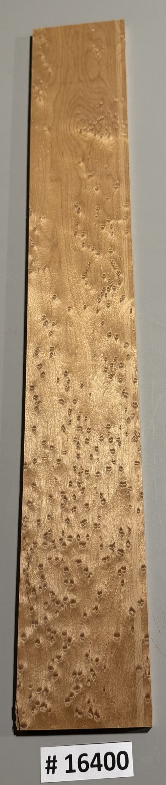 Fingerboard-#16400-4A Grade-Roasted Birdseye Maple-21"x3"x.33"