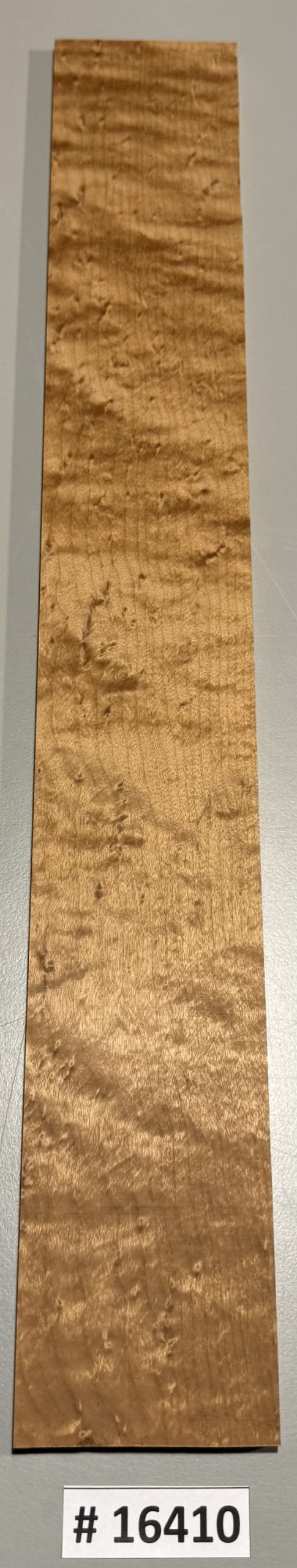 Fingerboard-#16410-4A Grade-Roasted Birdseye Maple-21"x3"x.33"