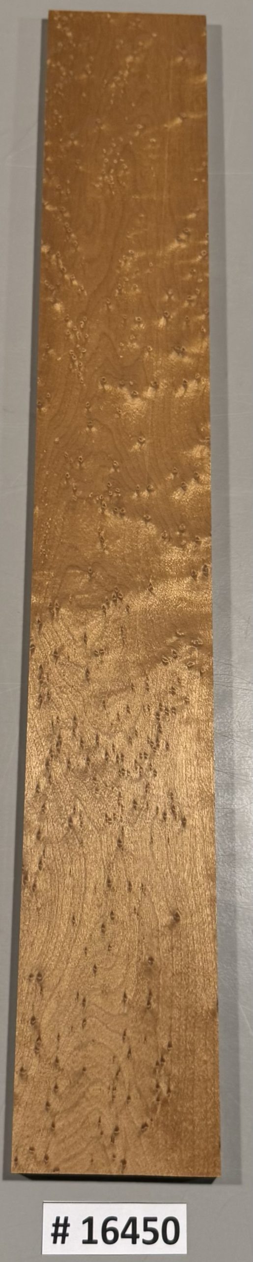 Fingerboard-#16450-4A Grade-Roasted Birdseye Maple-21"x3"x.33"