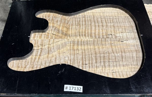 Drop Top-#17132–5A/Master Red Leaf Spalted Tiger Maple 23.50”x15”-14”-15”x.29” - Image 3