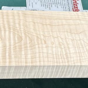 Neck Blank-# 17322—-4A Grade Red Leaf Flame Maple Flat Sawn 30”x5”—4”x1.125”