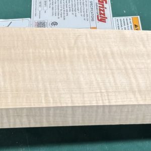 Neck Blank-# 17332—2A Grade Red Leaf Flame Maple Rift Sawn 28.25”x5”—4.5”—3.5”x1.25”