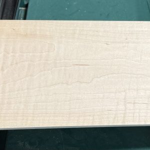 Neck Blank-# 17333—2A Grade Red Leaf Flame Maple Flat Sawn 27.75”x5.75”-5.25”x1.25”