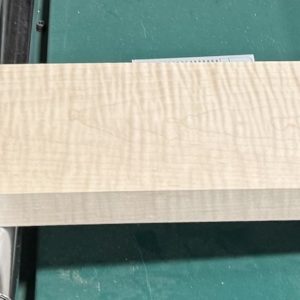 Neck Blank-# 17340—4A Grade Colored Red Leaf Value 46.50”x6.25”-5.87”x1.25”