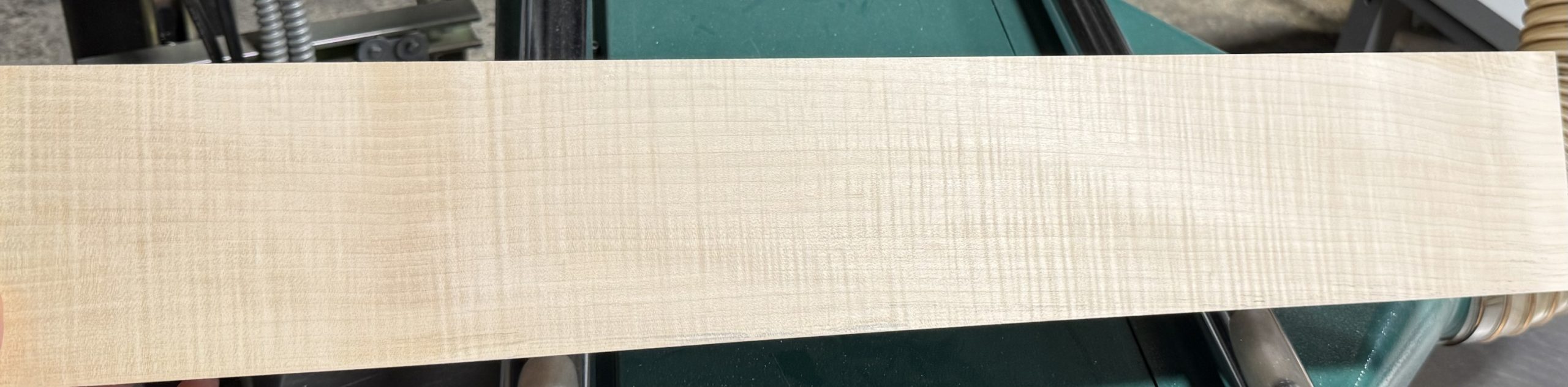 Neck Blank-# 17341—4A Grade Colored Red Leaf Flame Maple Value Quarter Sawn 28”x4.75”x1.50” - Image 3