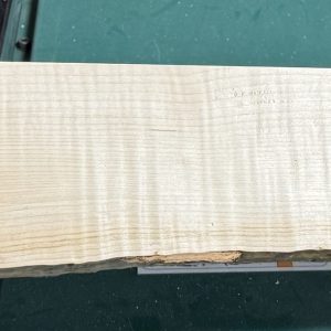 Neck Blank-# 17350—3A Grade Colored Red Leaf Flame Maple Rift Sawn 30”x4”-3.87”-4”x1.75”