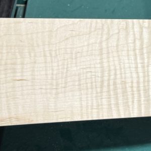 Neck Blank-# 17352—4A Grade Colored Red Leaf Flame Maple Flat Sawn 30”x4.37”x1.75”