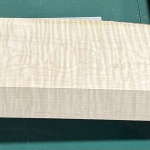 Neck Blank-# 4A Grade Red Leaf Flame Maple Flat Sawn 39.50”x5.75”—4.25”x2”