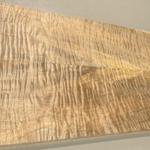 Drop Top-# 17424—5A Grade Thick Spalted Red Leaf Flame Maple 23.50”x17”—15.50–14”x.50”