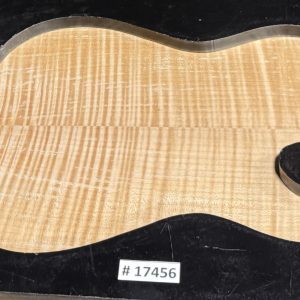 Drop Top-# 17456—4A Grade Colored Spalted Big Leaf Flame Maple 20.25”x16.50”x.24”