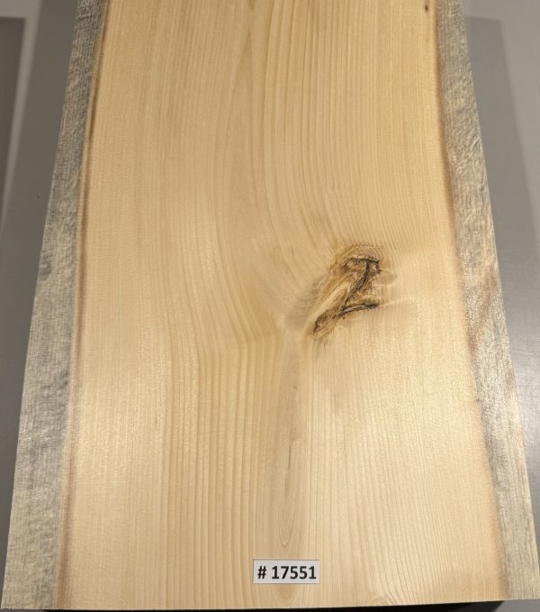 Body Blank-# 17551–Blue Northeastern White Pine 1-Piece B-Grade 25”x16.25”x2”—1.91 LB/BF - Image 3